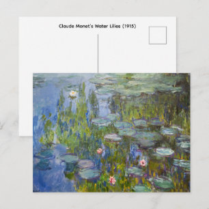 Claude Monets Seerosen (1915) Postkarte