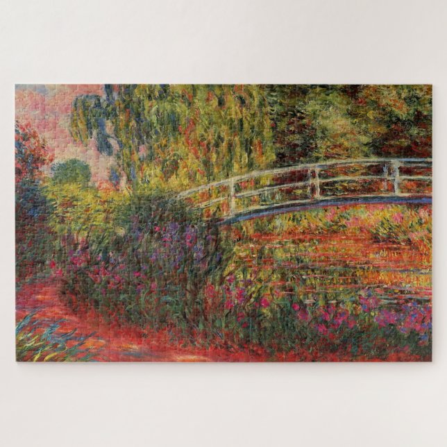 Claude Monets Seerosenteich (1900) Puzzle (Horizontal)
