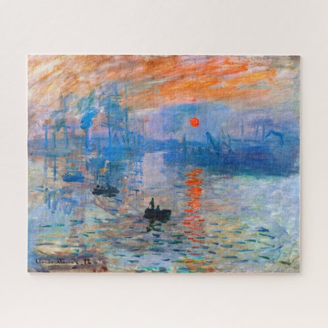 Claude Monets Sonnenaufgang Puzzle (Horizontal)