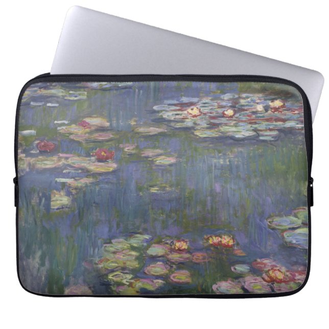 Claude Monets Water Lilies Laptopschutzhülle (Vorderseite)