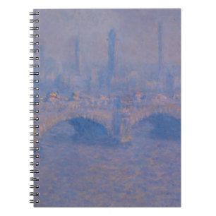 Claude Monets Waterloo-Brücke Notizblock