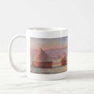 Claude Monets Weißer Frostsonnenaufgang (Heuschobe Kaffeetasse