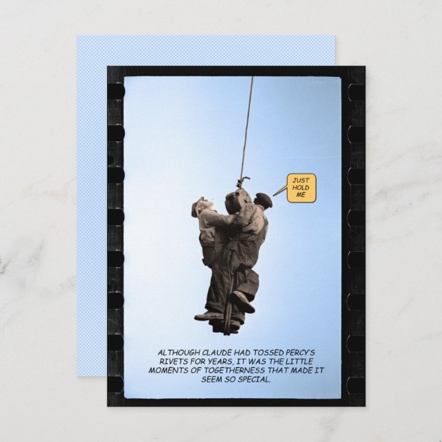 Claude & Percy' intime Stunde Postkarte (Vorne/Hinten)