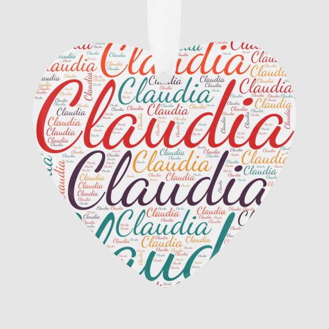 Claudia Ornament (Vorderseite)