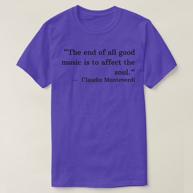 Claudio Monteverdi T-Shirt (Design vorne)