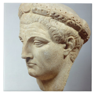 Claudius, Marmorkopf, ANZEIGE 41-54 Fliese