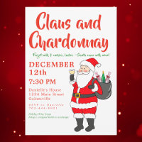 Claus & Chardonnay Damen-Weihnachtsfeier