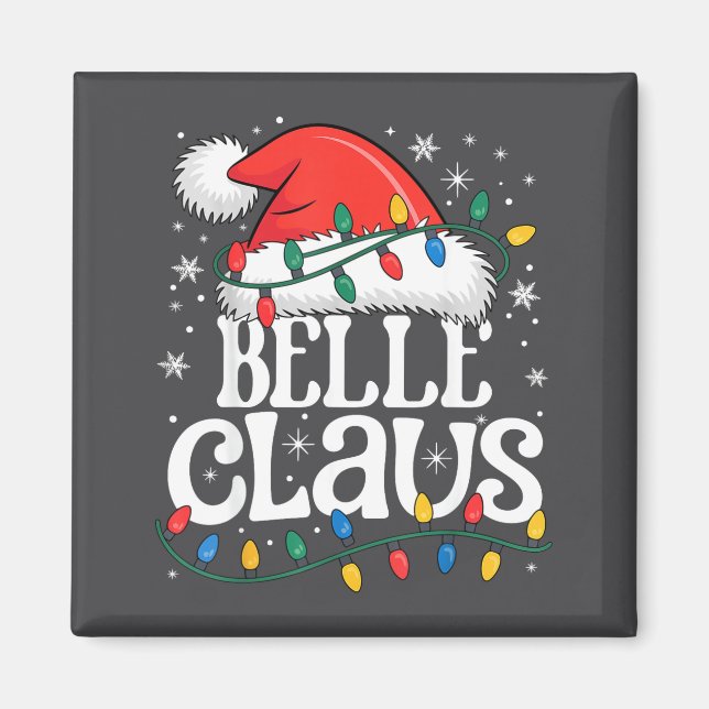 Claus Funny Xmas Christmas Grandma Holiday Style  Magnet (Vorne)