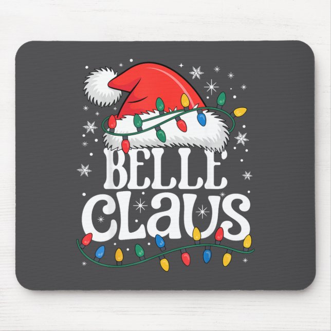 Claus Funny Xmas Christmas Grandma Holiday Style  Mousepad (Vorne)