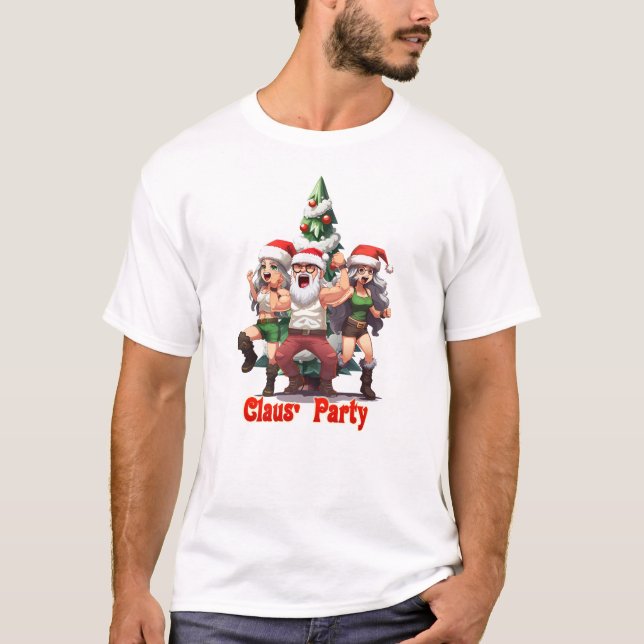 Claus Party T-Shirt (Vorderseite)