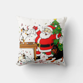Claus-trophobie: Santas Cookie-Chaos-Crew Kissen