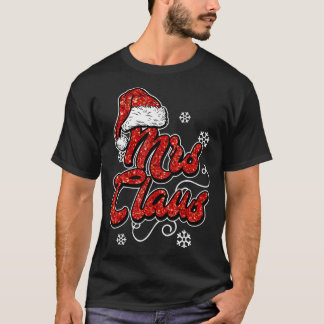 Clause Husband Ehefrau Mama Vater Weihnachten T-Shirt