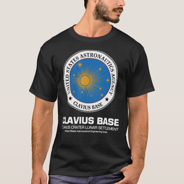 Clavius Base  Inspired by 2001  A Space Odyssey Es T-Shirt (Vorderseite)