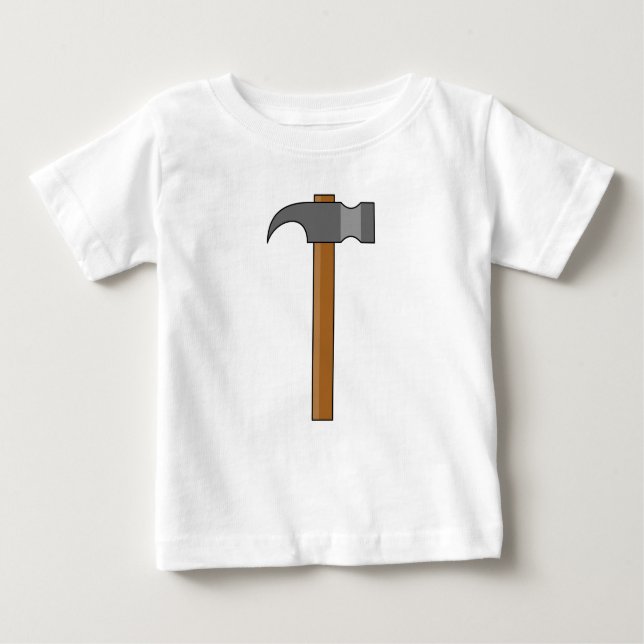 Claw Hammer Cartoon Baby T-shirt (Vorderseite)