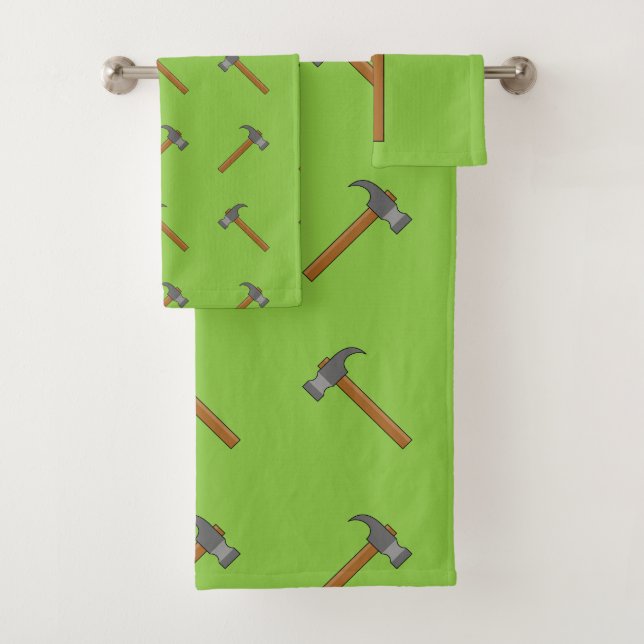 Claw Hammer Cartoon Badhandtuch Set (Insitu)