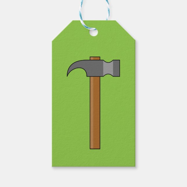 Claw Hammer Cartoon Geschenkanhänger (Vorderseite)