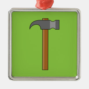 Claw Hammer Cartoon Ornament Aus Metall
