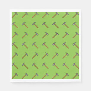 Claw Hammer Cartoon Serviette