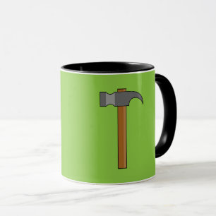 Claw Hammer Cartoon Tasse