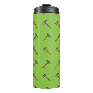 Claw Hammer Cartoon Thermosbecher