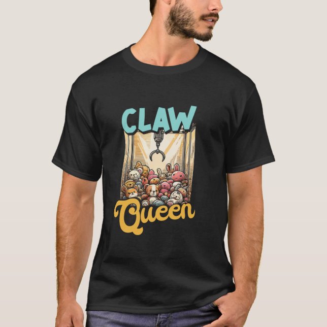 Claw Machine Crane Game Claw Queen Long Sleeve T S T-Shirt (Vorderseite)