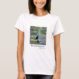 Claw Monet Water Lilies Cat Pond T-Shirt