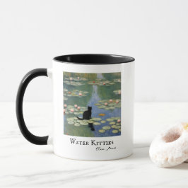 Claw Monet Water Lilies Cat Pond Tasse