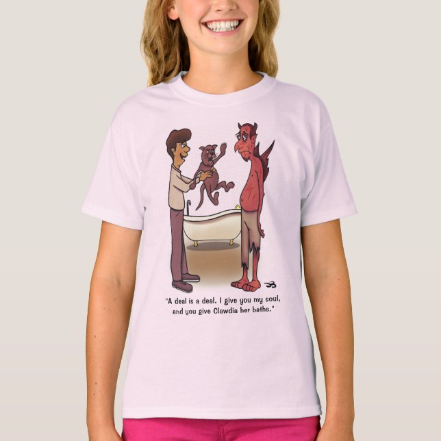 Clawdia Boy's Pink-T - Shirt (Vorderseite)