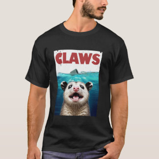 Claws Opossum and Trash Top Niedliche Funny Cat Lo