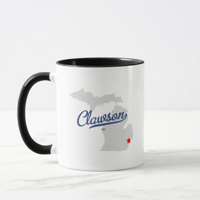 Clawson Michigan MI Shirt Tasse (Links)