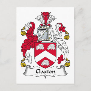 Claxton Familienwappen Postkarte