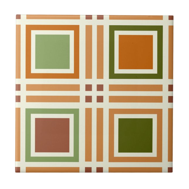 Clay Algae Pattern Fliese (Vorderseite)