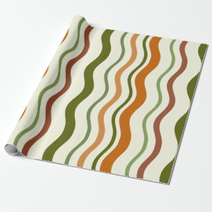 Clay Algae Waves Geschenkpapier
