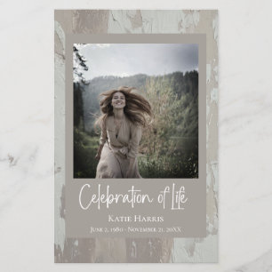 Clay Beeral Script Feier zum Lebensbudget Flyer