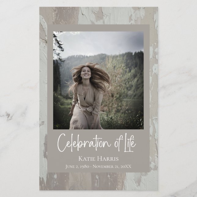 Clay Beeral Script Feier zum Lebensbudget Flyer (Vorne)