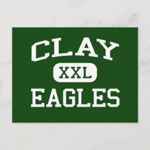 Clay - Eagles - Clay High School - Oregon Ohio Postkarte