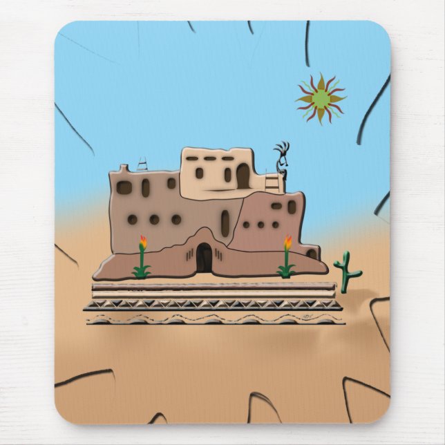 Clay House Mousepad (Vorne)