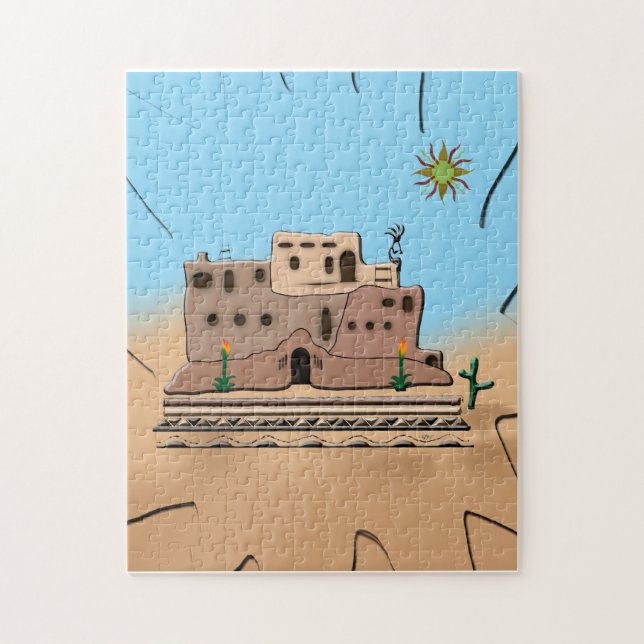 Clay House Puzzle (Vertikal)