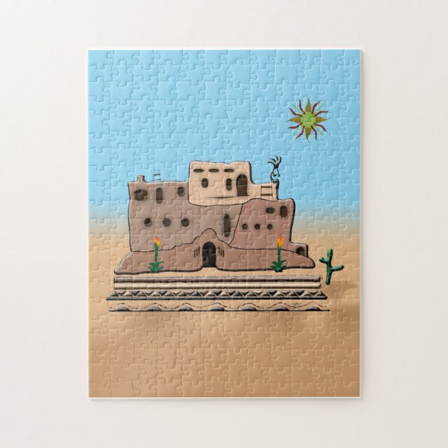 Clay House Puzzle (Vertikal)