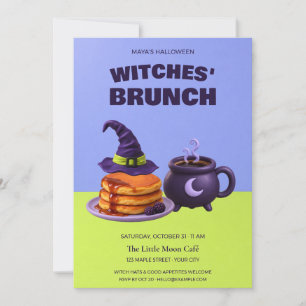 Clay Kessel Halloween Hexen Brunch Einladung