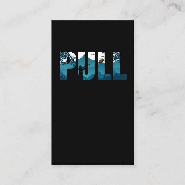 Clay Pigeon Shooting Clay Pigeons Shooter Visitenkarte (Vorderseite)