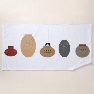 Clay Pots Strandtuch