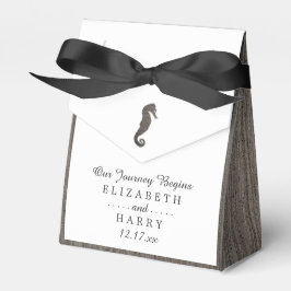 Clay Seepferd Beach Wedding Geschenkschachtel