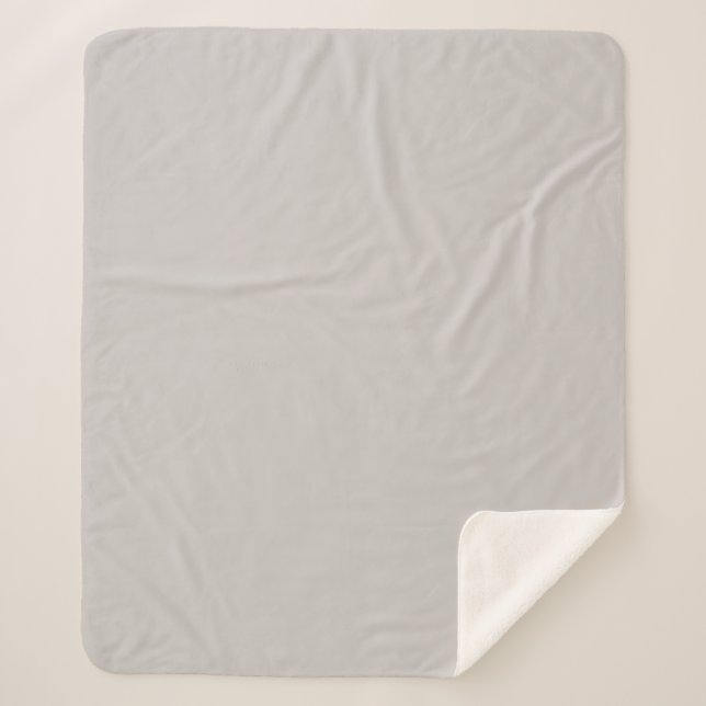 Clay Solid Color Sherpadecke (Vorderseite)