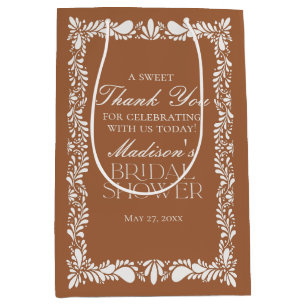 Clay Talavera Tile Fiesta Brautparty Favoriten Mittlere Geschenktüte