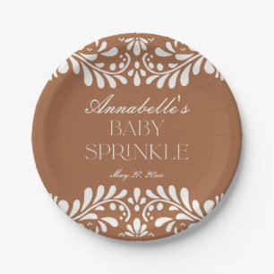 Clay Talavera Tile Spanish Fiesta Baby Spinkle Pappteller