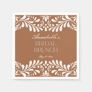 Clay Talavera Tile Spanish Fiesta Bridal Brunch Serviette