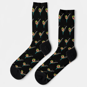 Clay-Tauben-Trap Shooting Socken