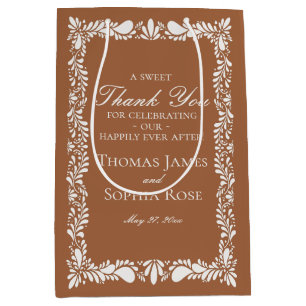 Clay Tile Talavera Spanish Fiesta Gastgeschenke Ho Mittlere Geschenktüte