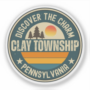 Clay Township, Pennsylvania Aufkleber